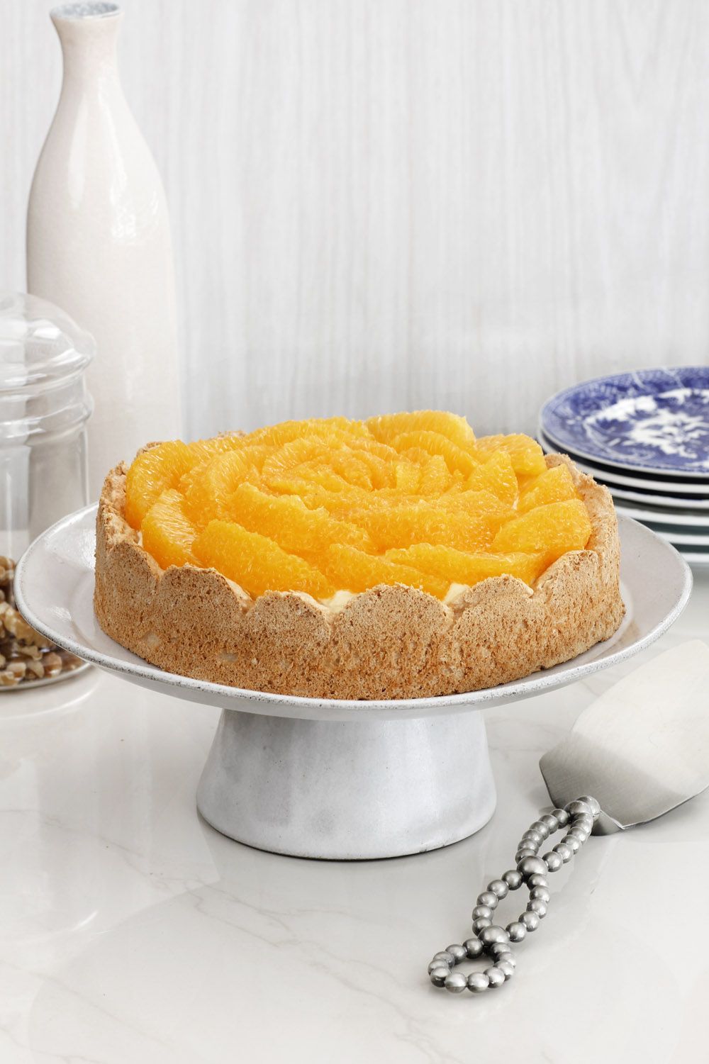 עוגת תפוזים ואגוזי לוז ללא קמח