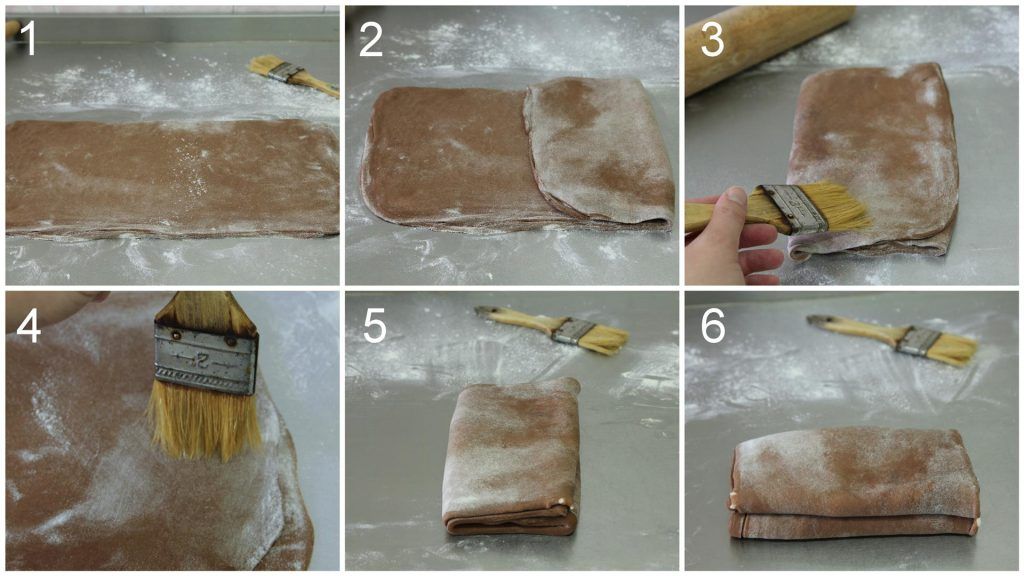 איך מכינים בצק עלים - קיפול 3 | צילום: נטלי לוין