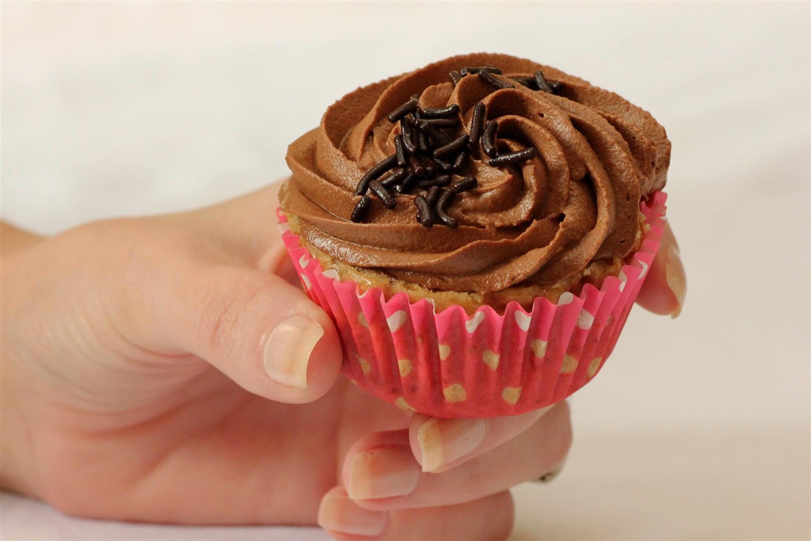 Chestnut Cupcakes with Coffee Chocolate Cream