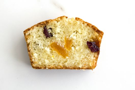 Coconut Cake with Dried Apricot and Cranberries