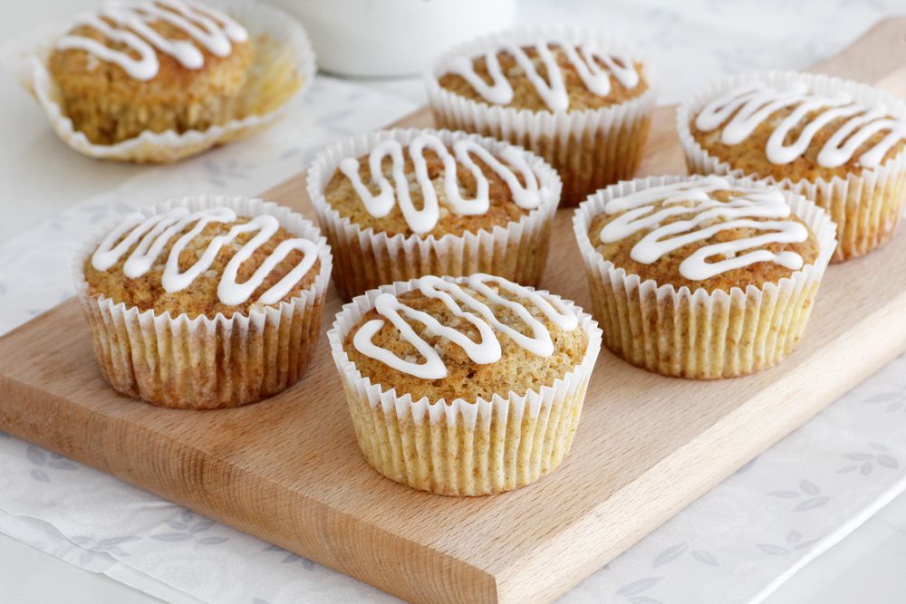 Orange Muffins with Oatmeal and Cinnamon