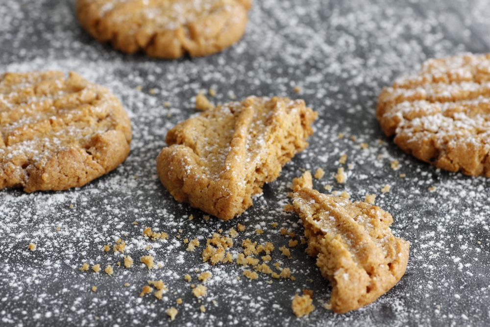 Cornmeal Peanut Butter Cookies