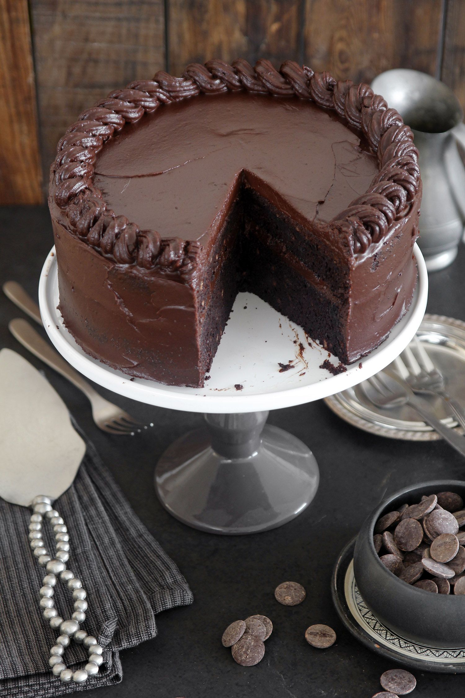 Moist Chocolate Cake With Ganache Frosting | Serena Bakes Simply From  Scratch