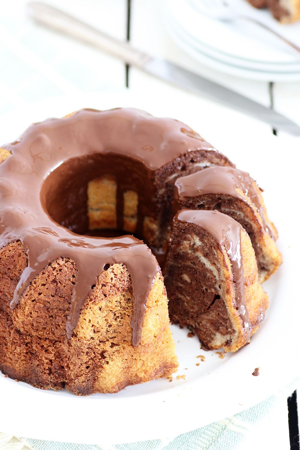 Coffee and Cocoa Marble Cake : Shiokman Recipes